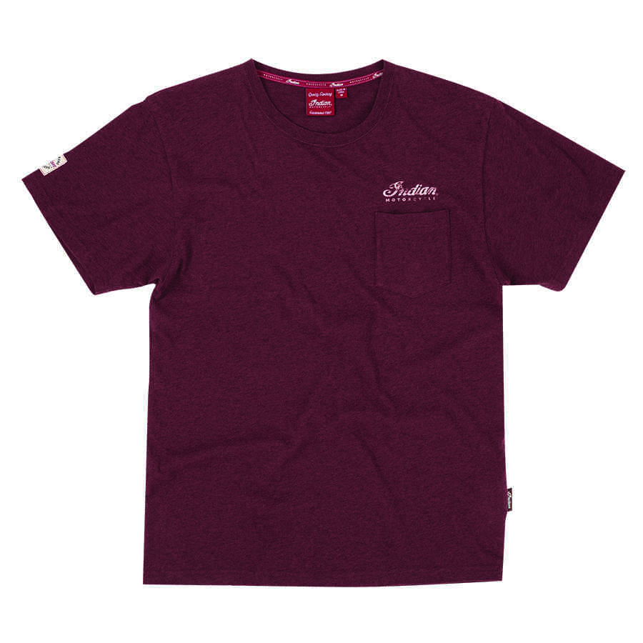 Details about   INDIAN MOTORCYCLE MENS PORT MARL HERITAGE LOGO POCKET SS TEE IMC sizes M 2X 3X